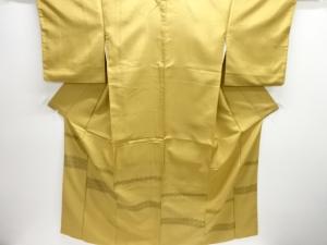 アンティーク　松皮菱模様織り出しお召着物